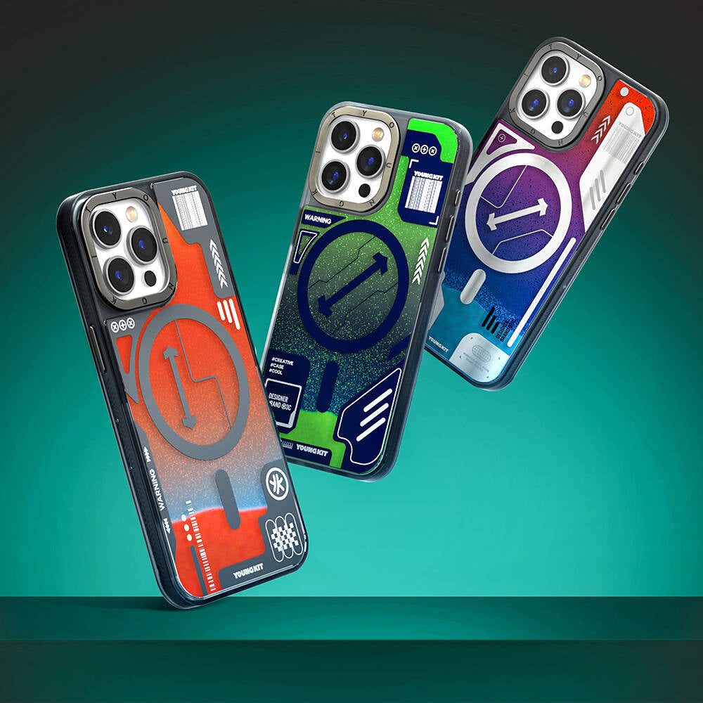 YoungKit Galaxy Serisi iPhone 15 Pro Max Kılıf Magsafe Şarj Özellikli Telefon Kılıfı - 10 YoungKit Galaxy Serisi iPhone 15 Pro Max Kılıf Magsafe Şarj Özellikli Telefon Kılıfı - 10